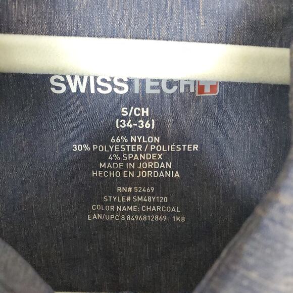 Swiss Tech Long Sleeve Outdoor Woven Shirt Size S - Picture 9 of 10